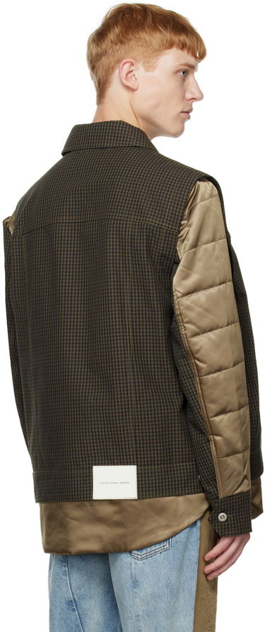 Jakke Feng Chen Wang Feng Chen Wang Layered Jacket Brun | FMF14JK22, 2