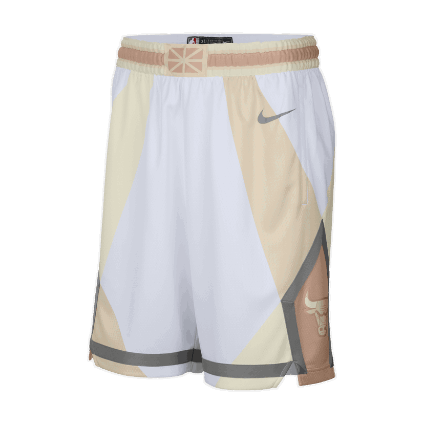 Shorts Nike Dri-FIT NBA Swingman Chicago Bulls City Edition 2024/25 Hvid | FQ4401-100