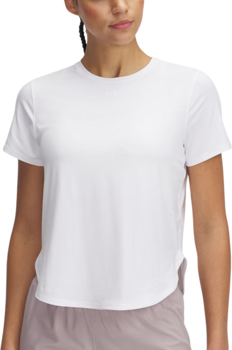 T-shirt Under Armour Under Armour Launch Elite Short Sleeve T-Shirt Hvid | 1389564-100