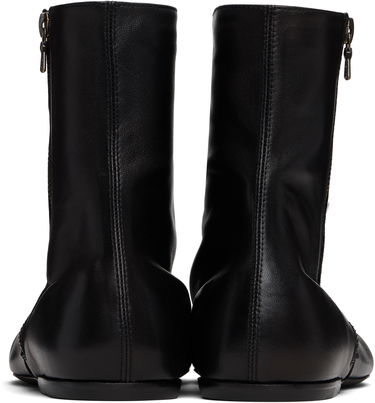 Tøj Dries Van Noten Dries Van Noten Leather Sock Boots Grøn | MS251-1318, 4