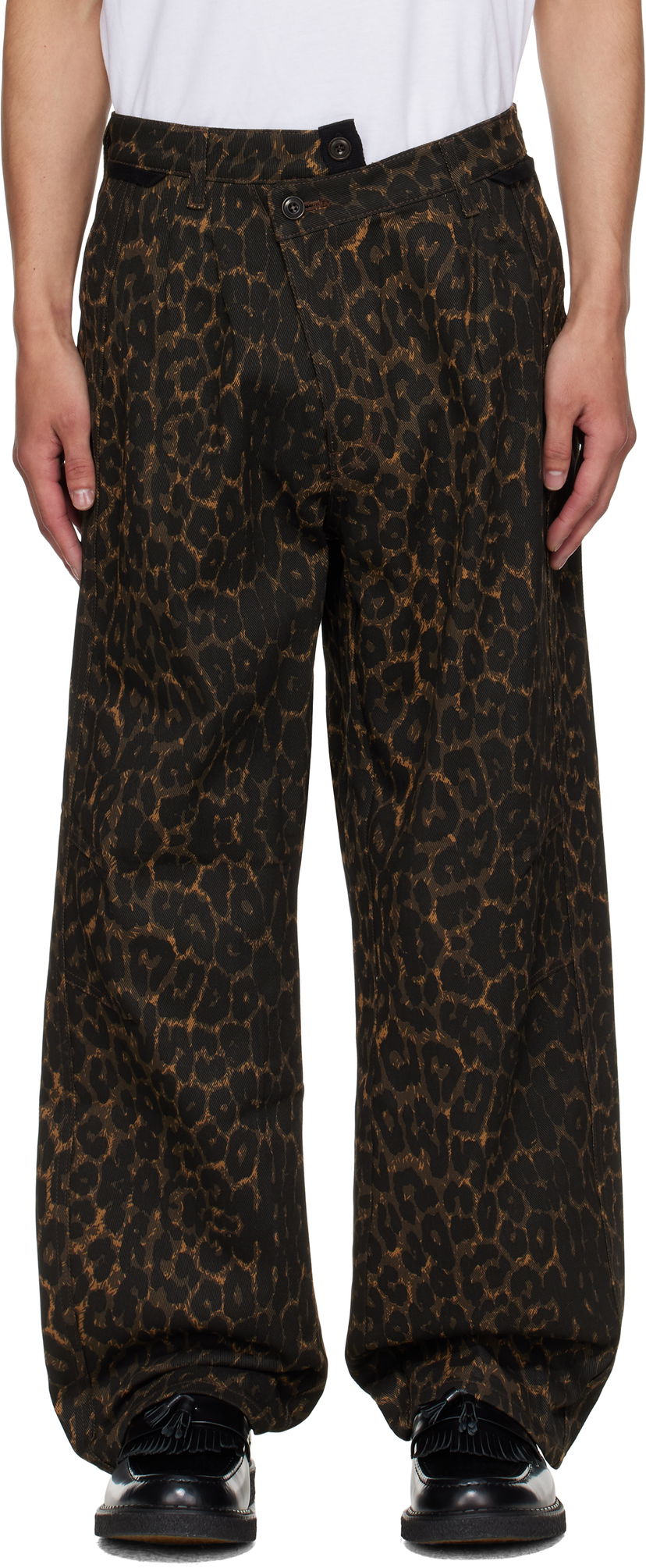 Bukser Andersson Bell Andersson Bell Crossover Carpenter Wide Leg Pants Brun | apa836m