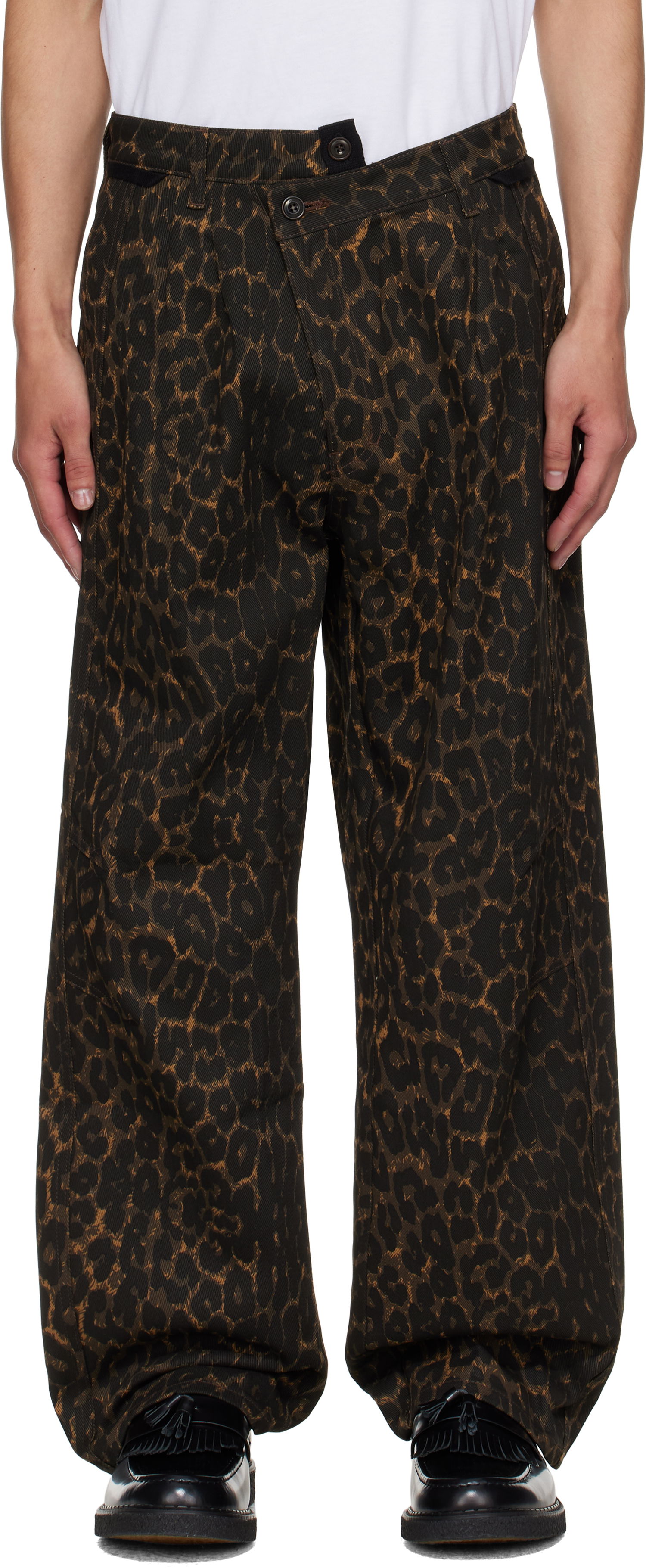 Bukser Andersson Bell Andersson Bell Crossover Carpenter Wide Leg Pants Brun | apa836m, 0