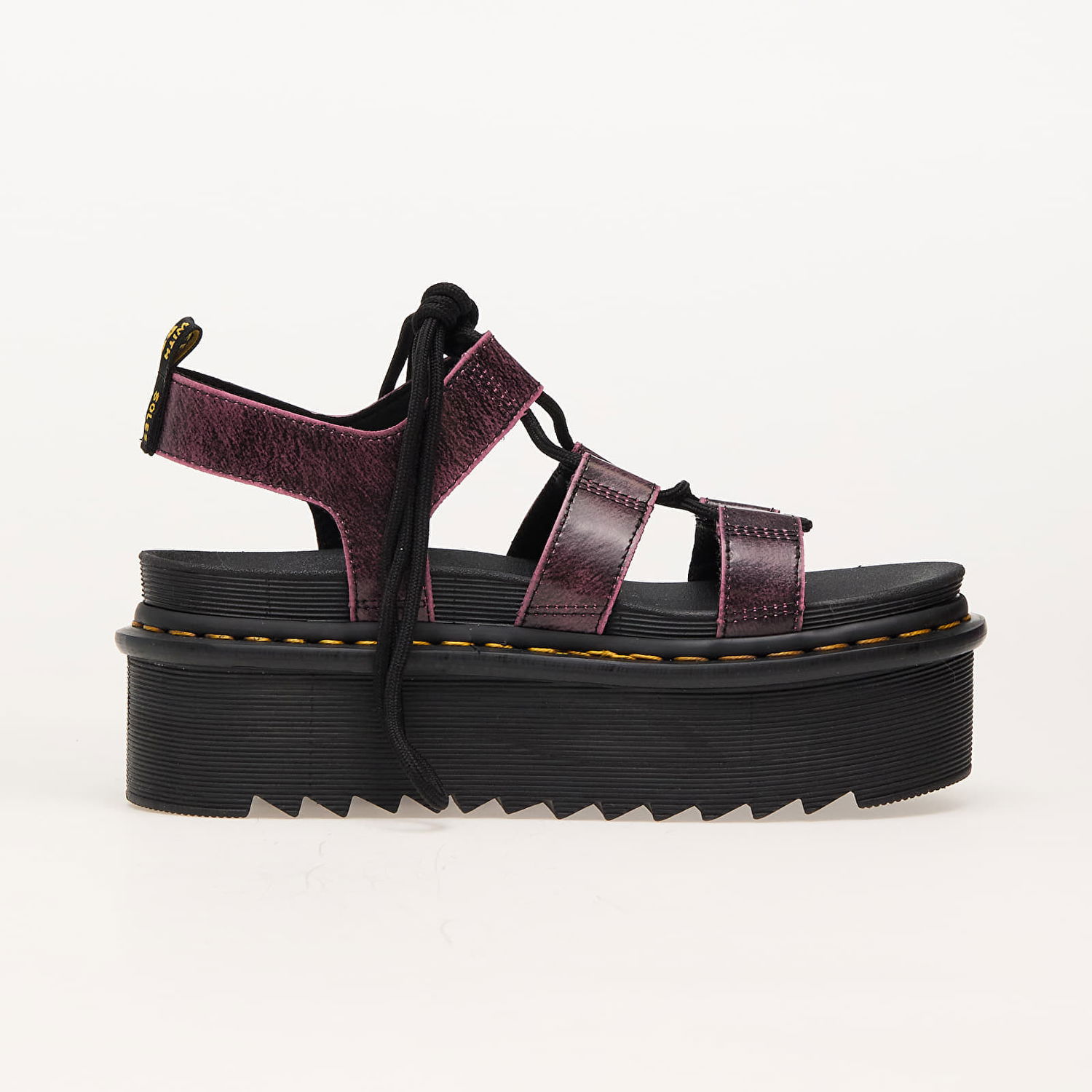 Sneakers og sko Dr. Martens Nartilla Xl Black/ Fondant Pink Two Tone Rub Off Sort | DM31540379, 1