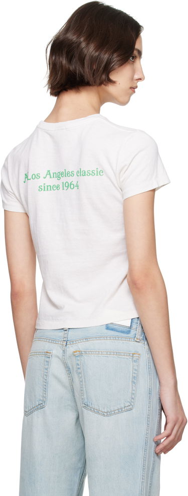 T-shirt RE/DONE Re/Done Classic 'Dan Tana's' Sign T-Shirt Hvid | 024-02WCGT337, 2