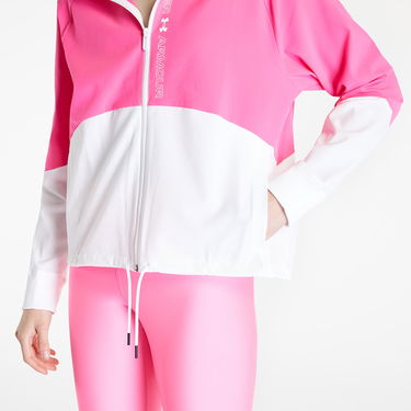 Vindjakke Under Armour Woven FZ Jacket Lyserød | 1369889-695, 3