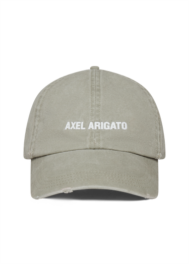 Kasket AXEL ARIGATO Distressed Embroidered Baseball Cap Beige | X0101013, 1