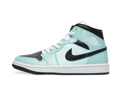 Sneakers og sko Jordan Air Jordan 1 Mid "Aqua Black" W Turkis | BQ6472-300