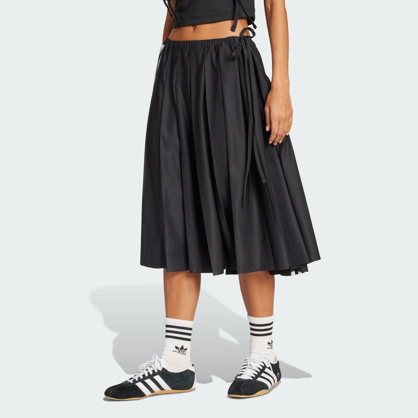 Nederdel adidas Performance Pleated Maxi Skirt with Tie Sort | JW0114