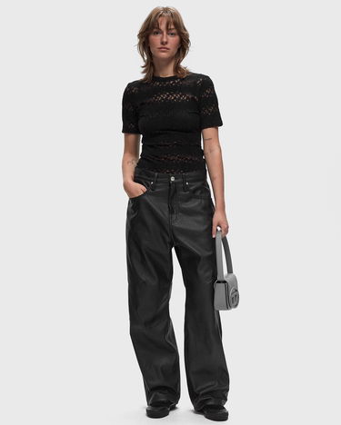 Jeans Won Hundred Santiago Immitated Leather Casual Pants Sort | 3043-16010, 1