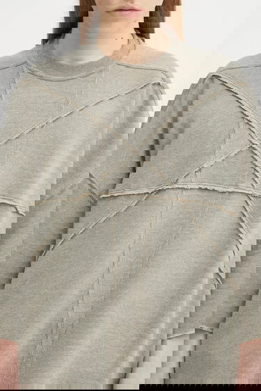 T-shirt Rick Owens Rick Owens DRKSHDW Tommy T-Shirt Grå | DU02E7259.FGMET2, 3