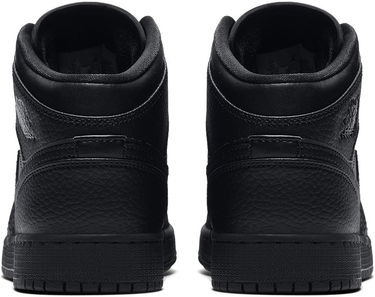 Sneakers og sko Jordan Air Jordan 1 Mid GS "Triple Black" Sort | 554725-091, 5