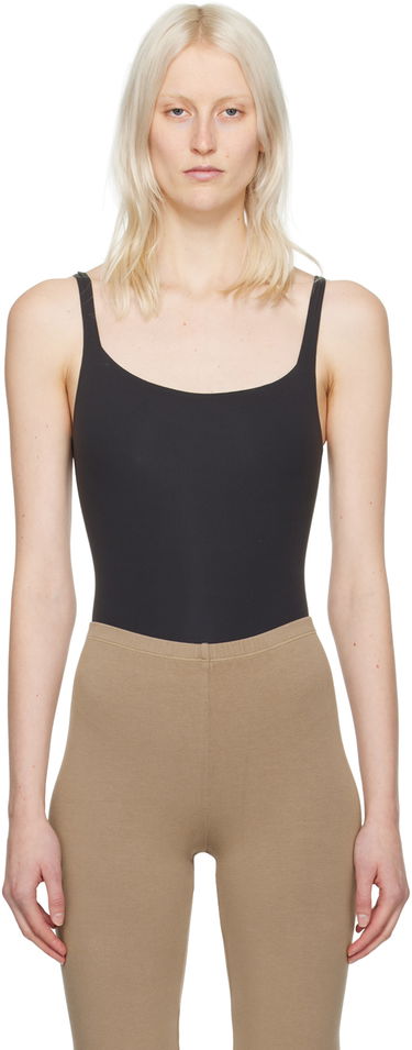 Krop SKIMS SKIMS Fits Everybody Square Neck Bodysuit Sort | BS-SCN-0294, 0