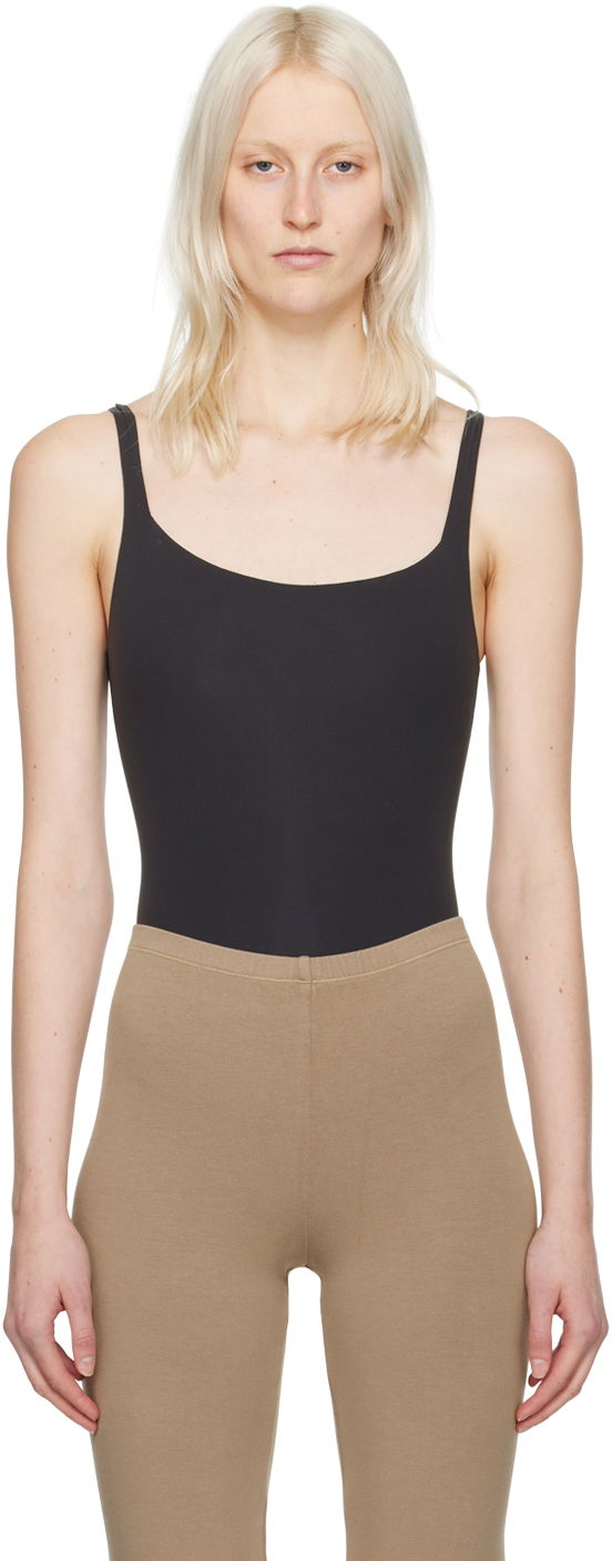 Krop SKIMS SKIMS Fits Everybody Square Neck Bodysuit Sort | BS-SCN-0294