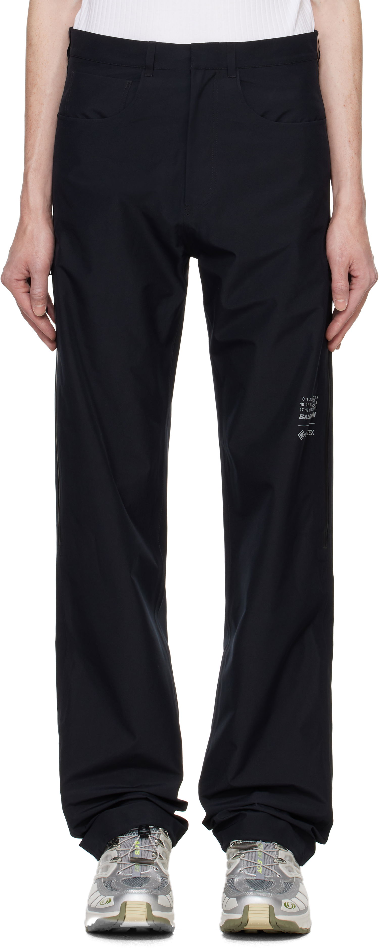 Bukser Maison Margiela Taffeta Trousers Sort | SH0LA0013 M35200, 0