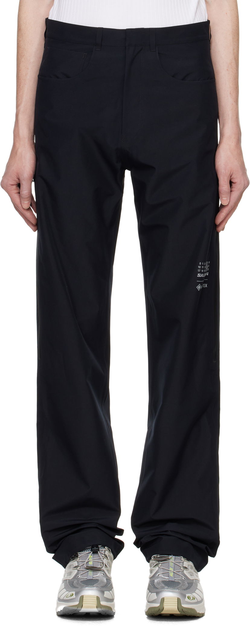 Bukser Maison Margiela Taffeta Trousers Sort | SH0LA0013 M35200