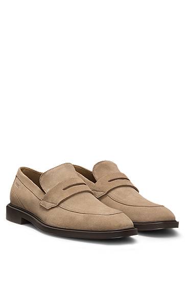 Sneakers og sko BOSS Penny Loafers Beige | 50541762, 1