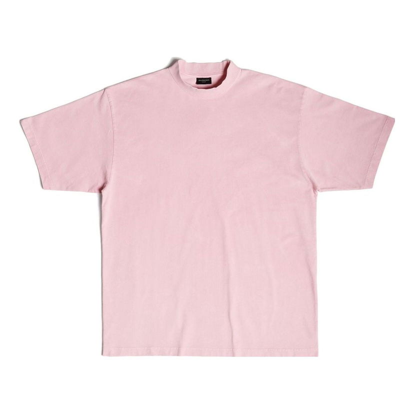 T-shirt Balenciaga Medium Fit T-Shirt Lyserød | 739784TOVU83167