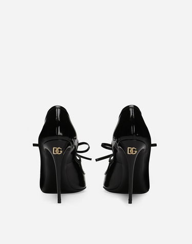 Sneakers og sko Dolce & Gabbana Polished Calfskin Pumps Sort | CD1853A103780999, 2