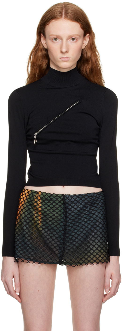 Sweater Miaou Miaou Hannah Jewett Edition Otto Turtleneck Top Sort | 7066VCSBLK
