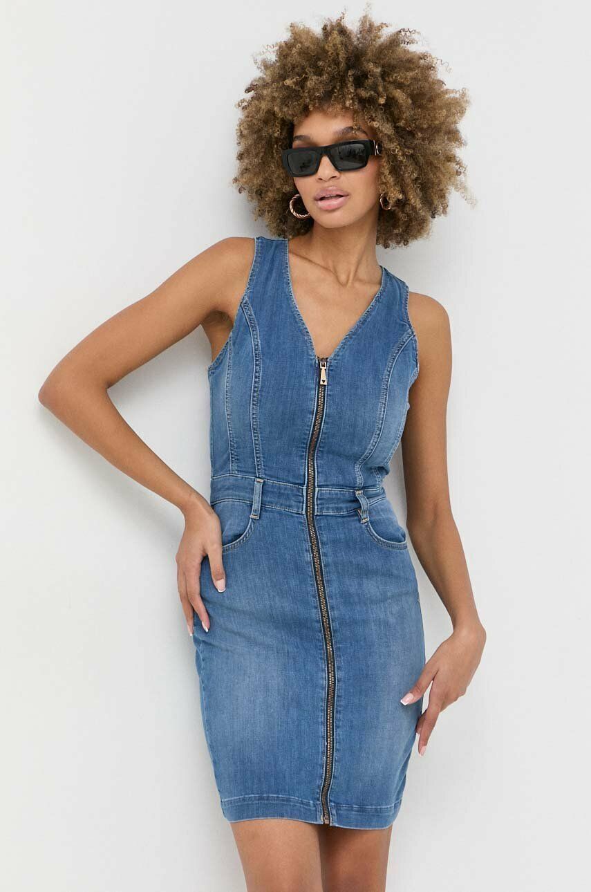 Kjole GUESS Denim Dress Blå | W3GK15.D4K96, 0