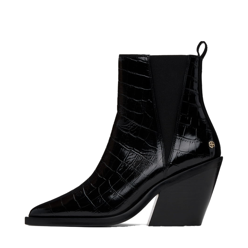 Sneakers og sko Anine Bing Bekah Black Leather Chelsea Boots Sort | A-14-10194-010