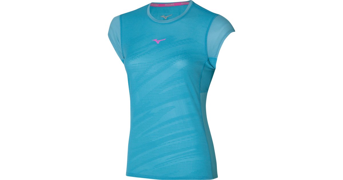 T-shirt Mizuno Aero Tee Blå | j2gaa20229, 1