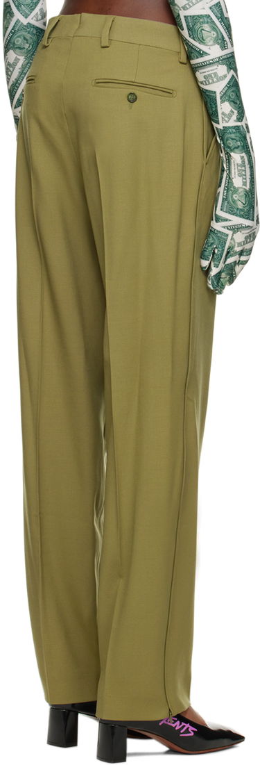 Bukser VETEMENTS Two-Pleat Trousers Grøn | VL14PA220K, 2