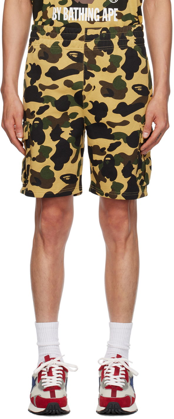 Shorts BAPE Yellow 1st Camo Gul | 001SPJ801005M, 0