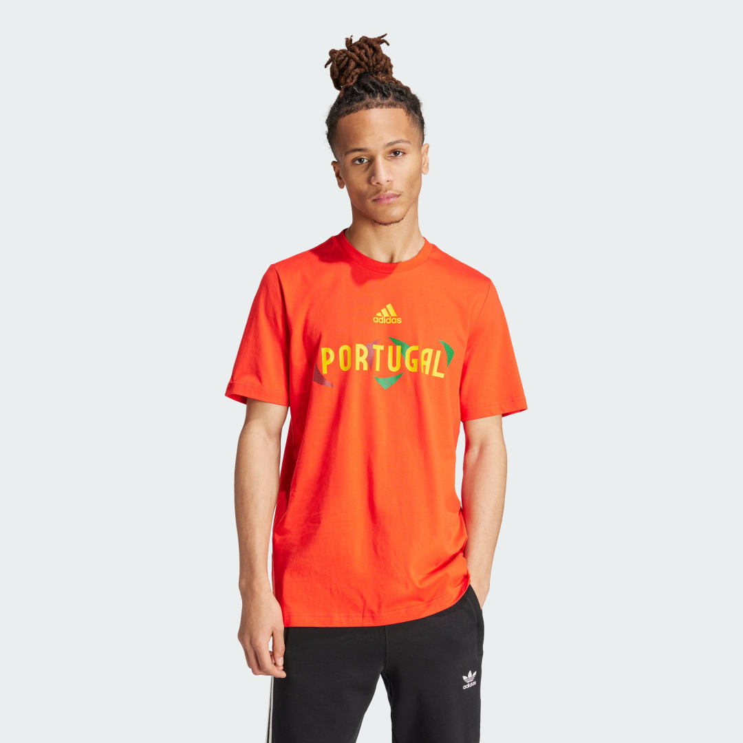 T-shirt adidas Performance UEFA EURO24™ Portugal T-Shirt Rød | IT9317, 0