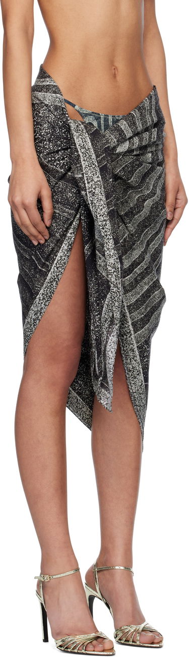 Badetøj Jean Paul Gaultier Jean Paul Gaultier 'The Spirale' Sarong Flerfarvet | 25/34-U-JU175-C596-000203, 1