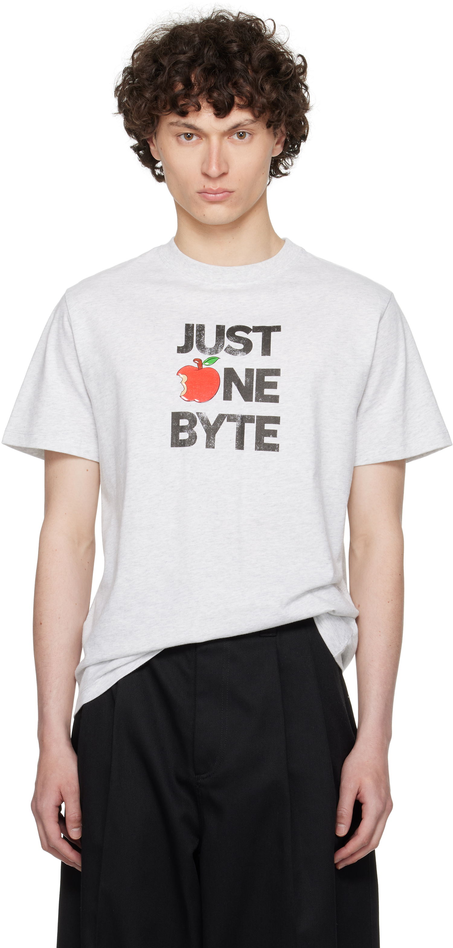 T-shirt Coperni Coperni Disney 'Just One Byte' Boxy T-Shirt Grå | DJS03F5028BMEN, 0