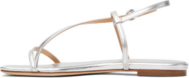 Skopleje Aeyde Aeyde Ella Leather Toe-Post Sandals Metalisk | A11-FS-BERS8MFL-0121-920-007, 2