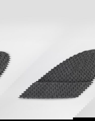 Beanie Dolce & Gabbana Dolce & Gabbana Cashmere Flat Rib Beanie Grå | FXQ10ZJBW0SN5822, 1