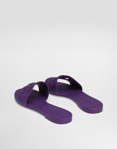 Tilbehør Dolce & Gabbana Dolce & Gabbana Rubber Slides Lilla | CW2215AN9948H438, 2