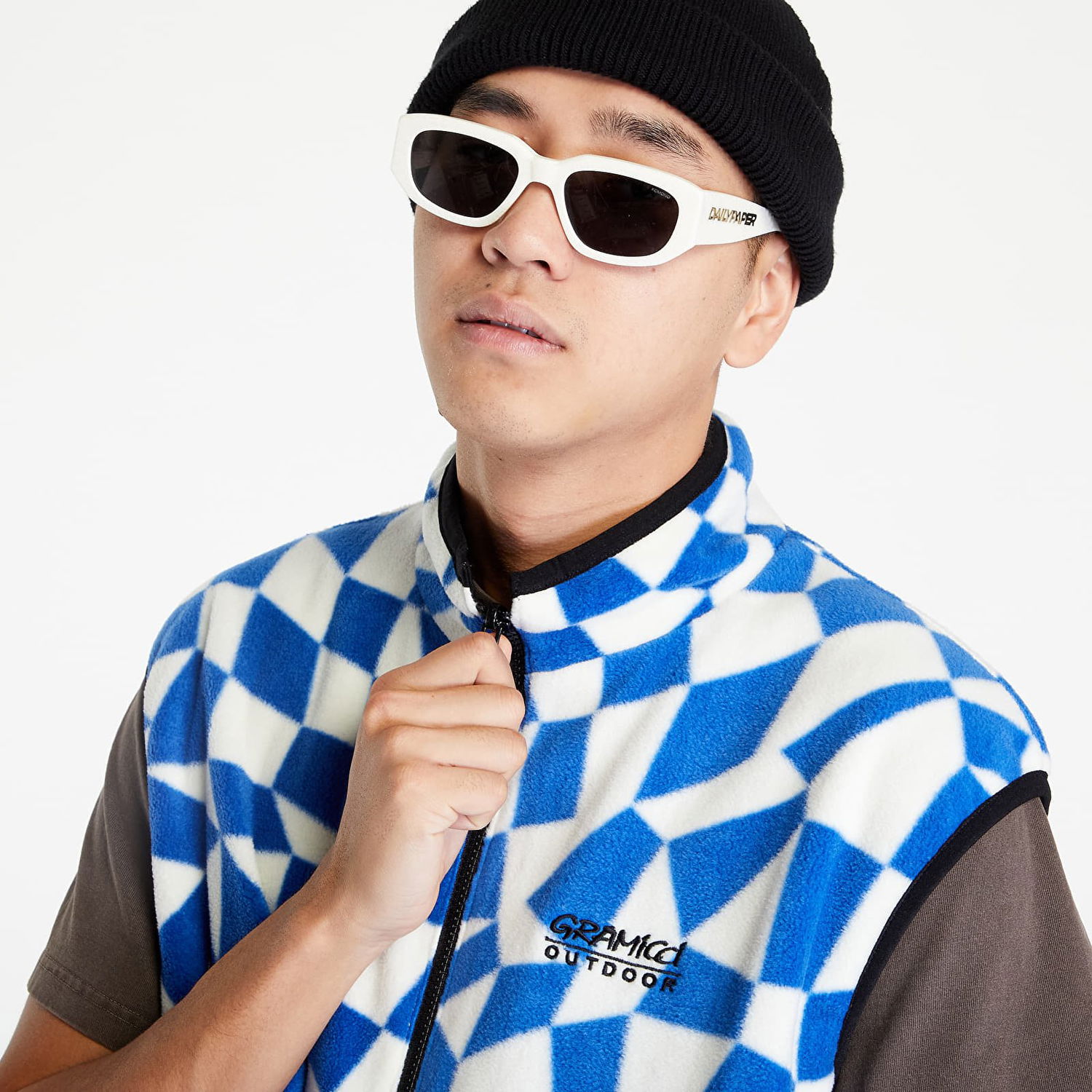 Vest GRAMICCI Reversible Vest Flerfarvet | G2FU-J041 Blue Check, 0