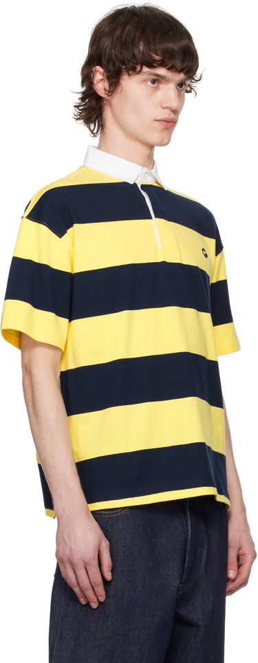 Polo skjorte Coperni Coperni Striped Polo Gul | COPJS117F5026MEN, 1