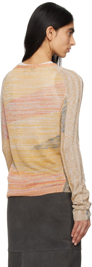 Sweater Eckhaus Latta Eckhaus Latta Symphony Knit Sweater Orange | 8021-EL-PS25-R -, 2