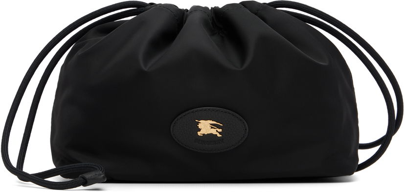 Rygsække og tasker Burberry Burberry Drawstring Pouch Sort | 8111317