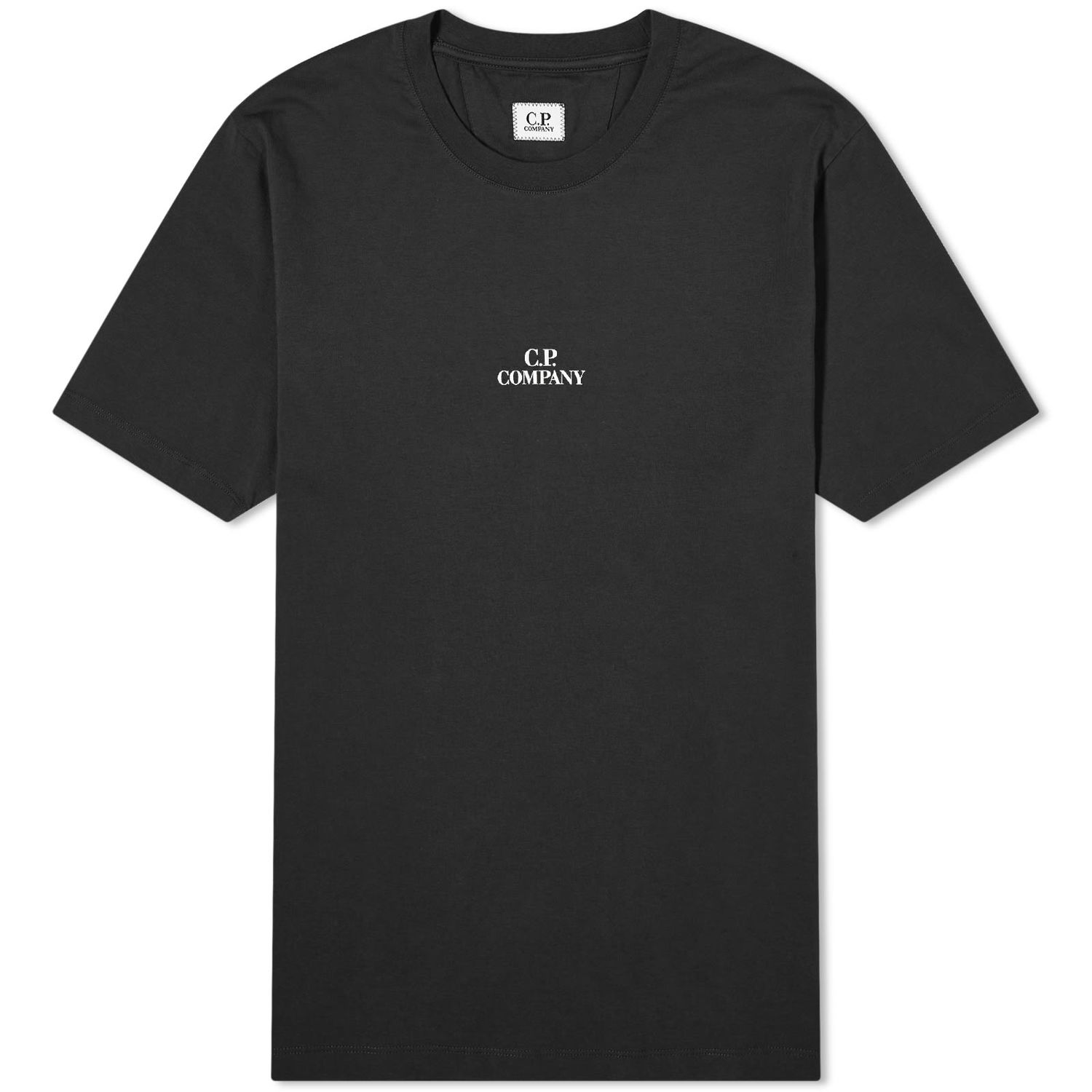T-shirt C.P. Company 30/1 Jersey Graphic T-Shirt Sort | CMTS141A-006586W-999, 0