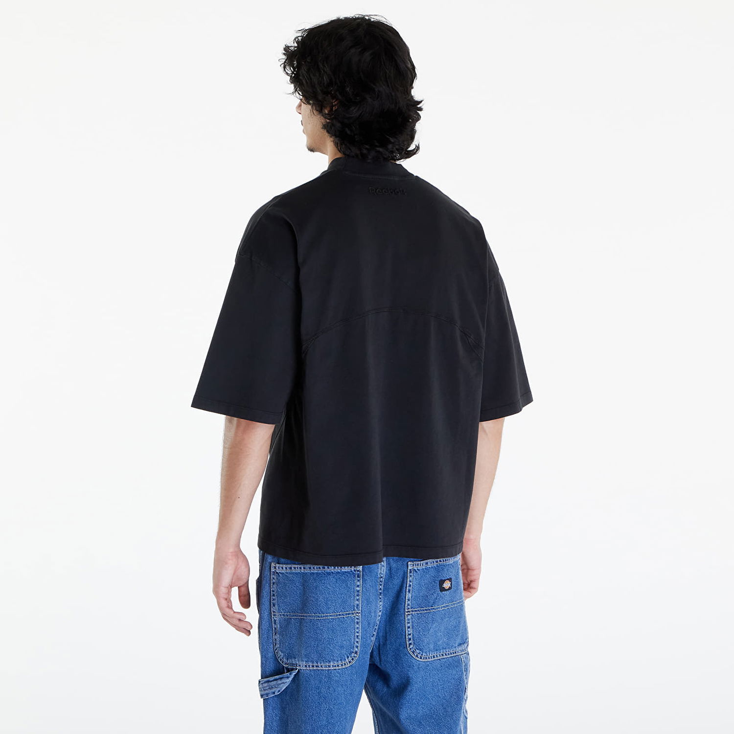 T-shirt Reebok Oversized Tee UNISEX Washed Black Sort | RMAA001C99JER0021000, 1
