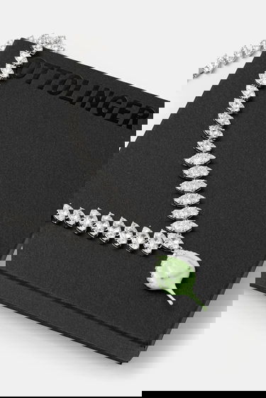 Halskæde Ottolinger Ottolinger Diamond Dip Necklace Metalisk | 125.901525.01, 3