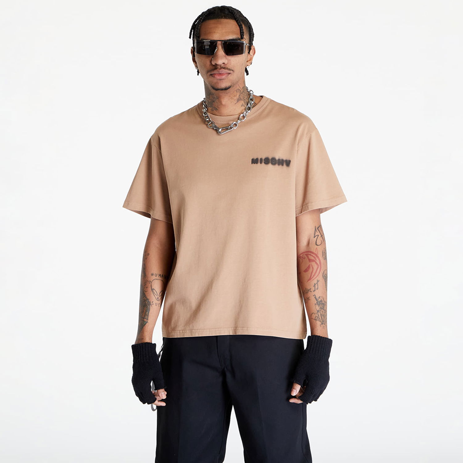 T-shirt MISBHV Community Vintage T-Shirt Beige | 240M119, 0