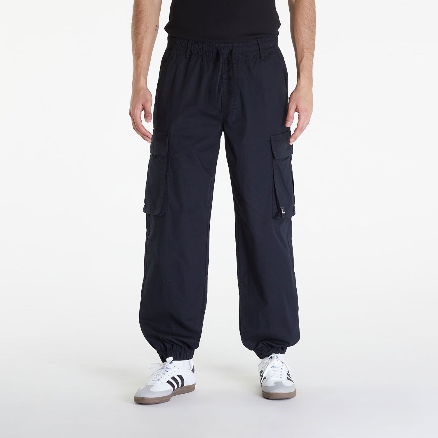 Cargo bukser Champion Elastic Cuff Cargo Pant Black Sort | 219864 CHA KK001, 0