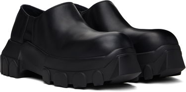 Tøj Rick Owens Rick Owens Hollywood Slip On Tractor Loafers Sort | RP01E7887 LOO, 3