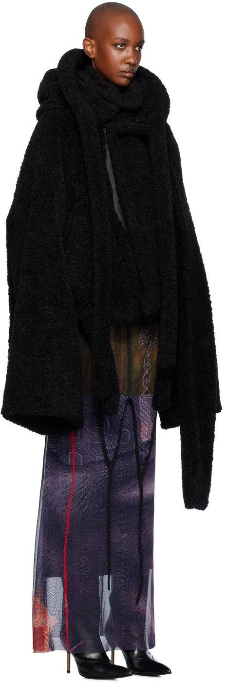 Frakker Ottolinger Ottolinger Wrap Teddy Short Jacket Sort | 1230703921, 1
