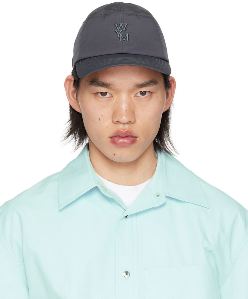 Kasket WOOYOUNGMI WOOYOUNGMI Ball Cap Grå | W241AC54