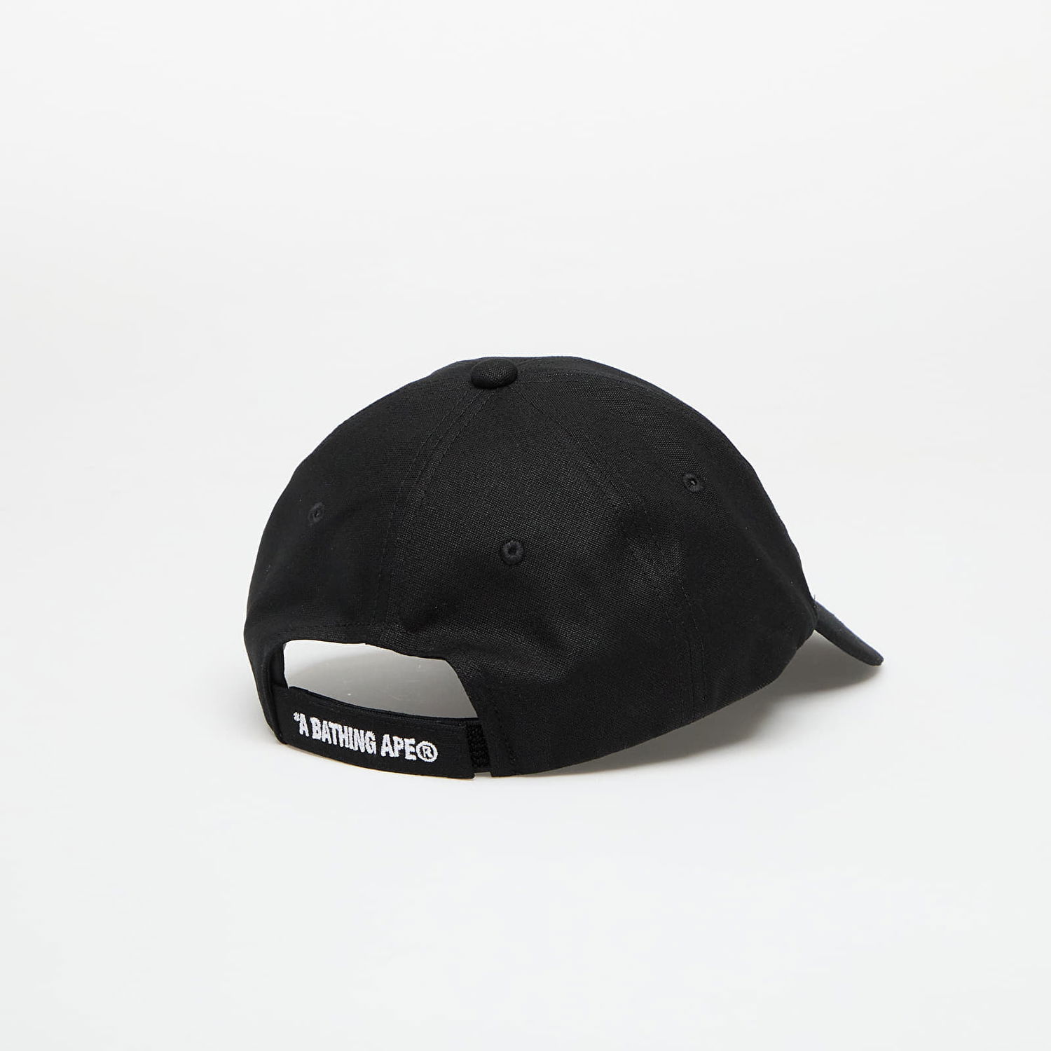 Kasket BAPE A BATHING APE Slogan Cap Sort | 001CPL301303MBLK, 1