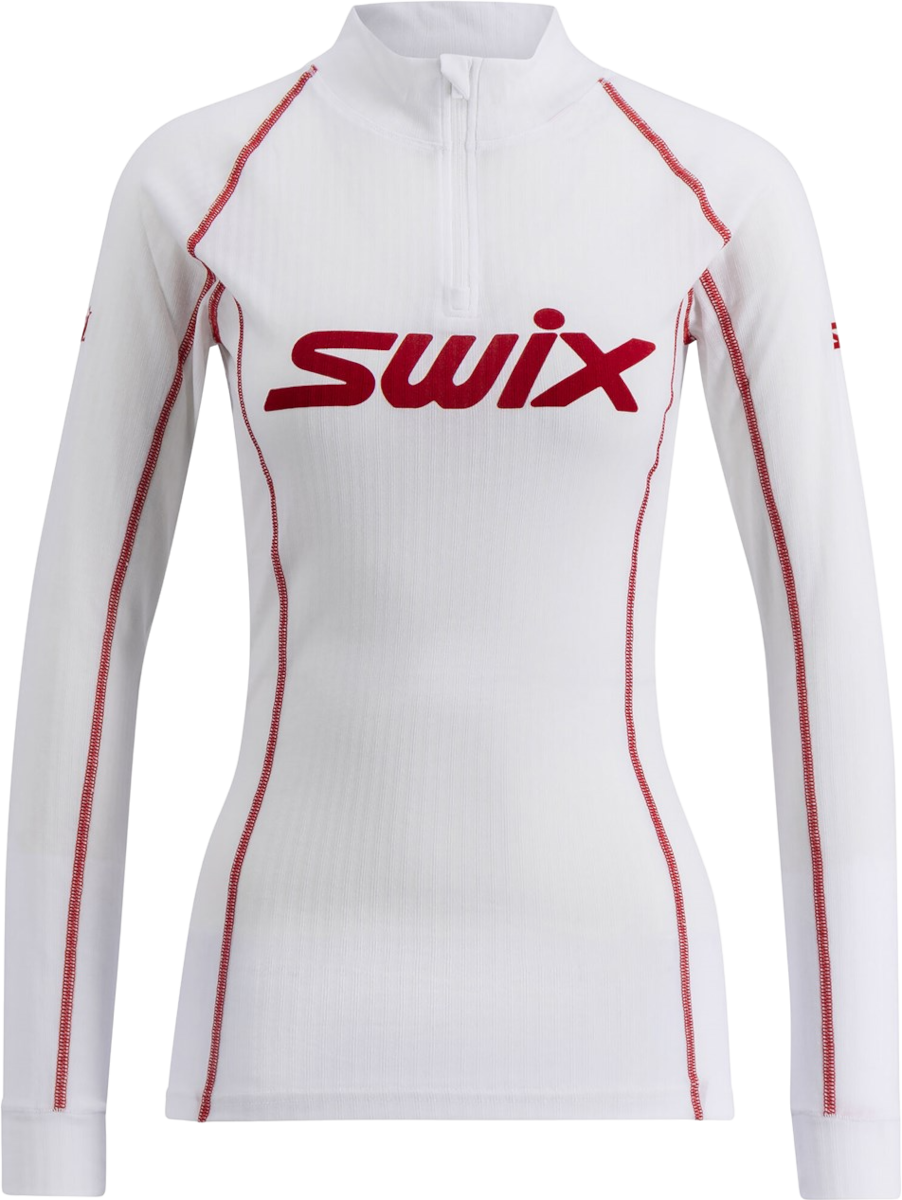 T-shirt SWIX SWIX RaceX Classic Half Zip Top Hvid | 10111-23-00036, 1