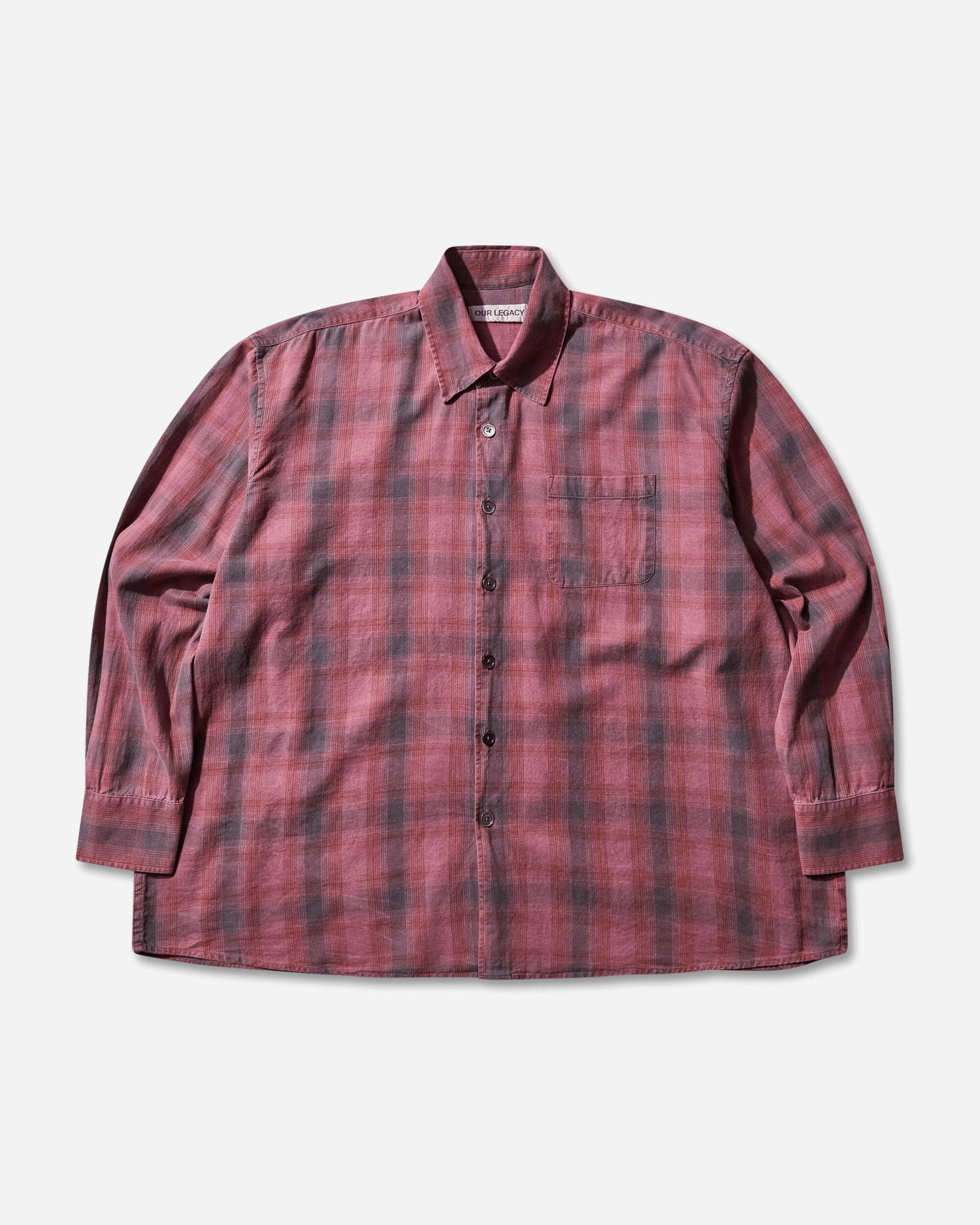 Skjorte OUR LEGACY Borrowed Shirt Idaho Bourgogne | M4252BIDC 001, 1