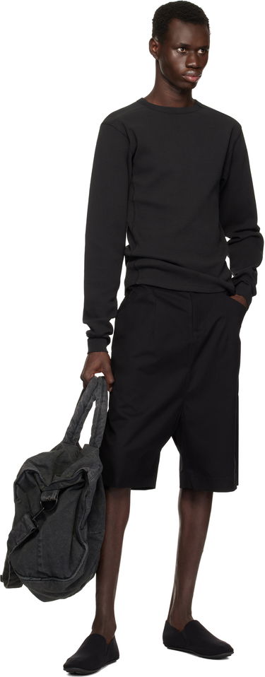 Sweater Entire Studios Entire Studios Thermal Long Sleeve T-Shirt Sort | ES2260SO, 3